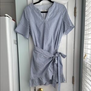 Vineyard Vines Blue and White Striped Mini Dress